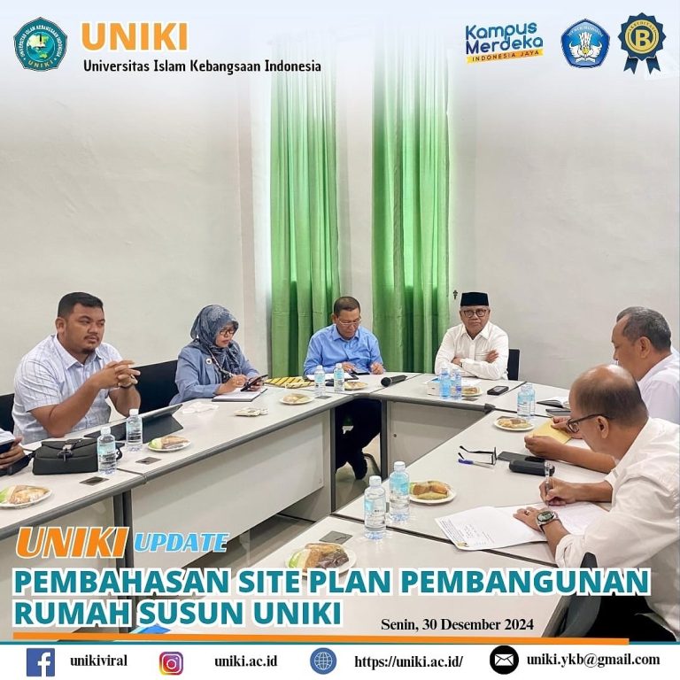 Rapat Pembahasan Site Plan Pembangunan Rusunawa UNIKI Resmi Digelar
