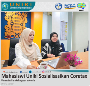 Mahasiswi Uniki Sosialisasikan Coretax melalui Live Streaming Instagram