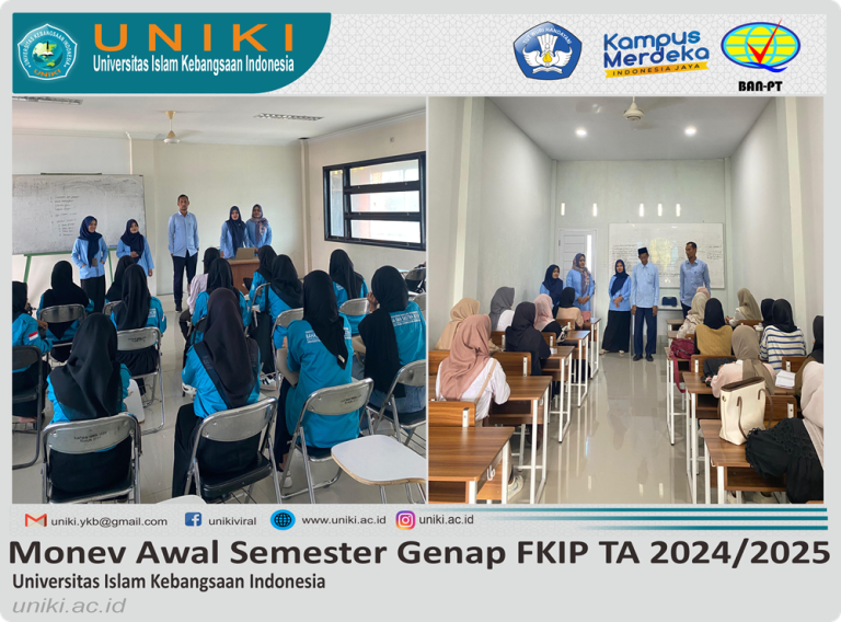 Monev Awal Semester Genap FKIP Uniki TA 2024/2025: Prodi Bahasa dan Sastra Aceh & Prodi Seni Pertunjukan