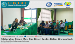 Silaturahmi Dosen MoU Dan Dosen Serdos Dalam Lingkup Uniki