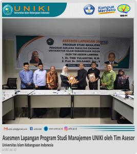 Asesmen Lapangan Program Studi Manajemen UNIKI oleh Tim Asesor LAMEMBA
