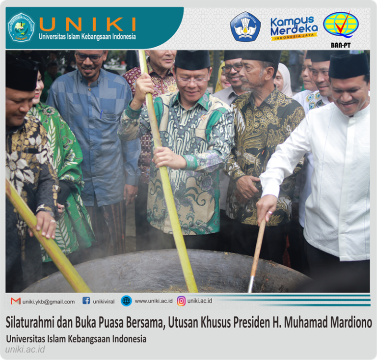 Silaturahmi dan Buka Puasa Bersama di Uniki Dengan Utusan Khusus Presiden H. Muhamad Mardiono