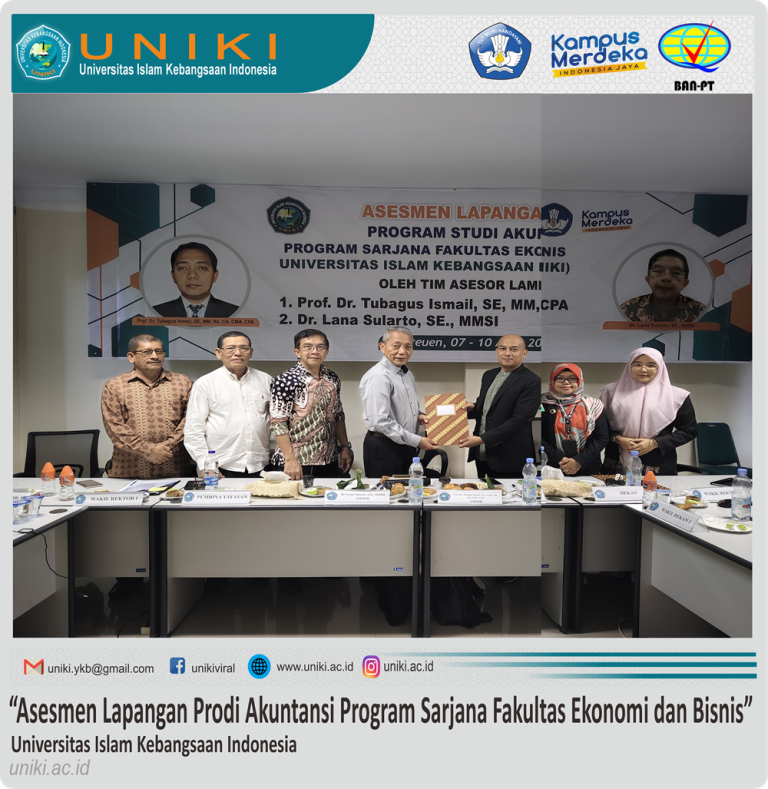 Asesmen Lapangan Program Studi Akuntansi UNIKI oleh Tim Asesor LAMEMBA
