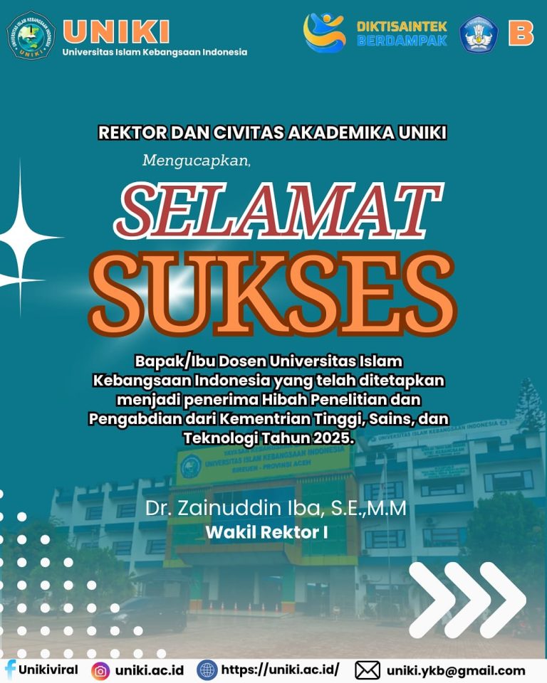 PRESTASI MEMBANGGAKAN: Dosen UNIKI Raih Hibah Penelitian dan Pengabdian dari Kementerian Tahun 2025