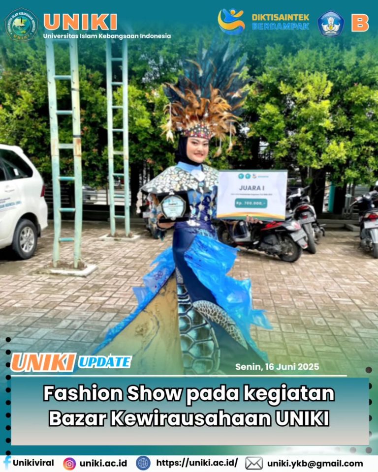 Unjuk Kreativitas Mahasiswa UNIKI: Fashion Show Berbalut Budaya dan Pesan Lingkungan