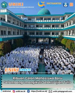 Ribuan Peserta Ikuti Seleksi Tulis SPMB Gelombang I di UNIKI: Semangat Tinggi Calon Mahasiswa Baru