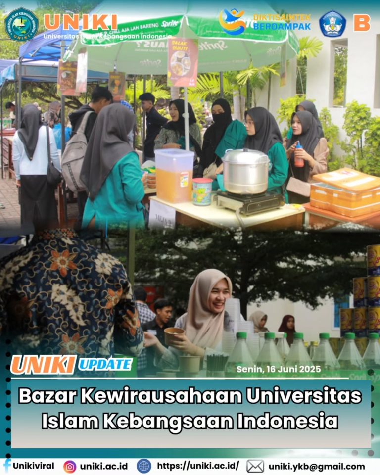 UNIKI Gelar Bazar Kewirausahaan: Mahasiswa Tunjukkan Semangat Berbisnis Sejak Dini