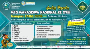 UNIKI Buka Audisi MTQ Mahasiswa Nasional XVIII: Saatnya Tunjukkan Prestasi dan Cinta Al-Qur’an