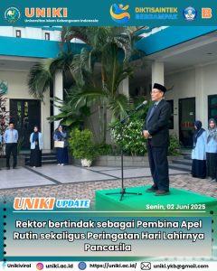 UNIKI Gelar Apel Peringatan Hari Lahir Pancasila: Perkuat Semangat Kebangsaan di Lingkungan Kampus