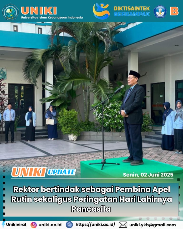 UNIKI Gelar Apel Peringatan Hari Lahir Pancasila: Perkuat Semangat Kebangsaan di Lingkungan Kampus
