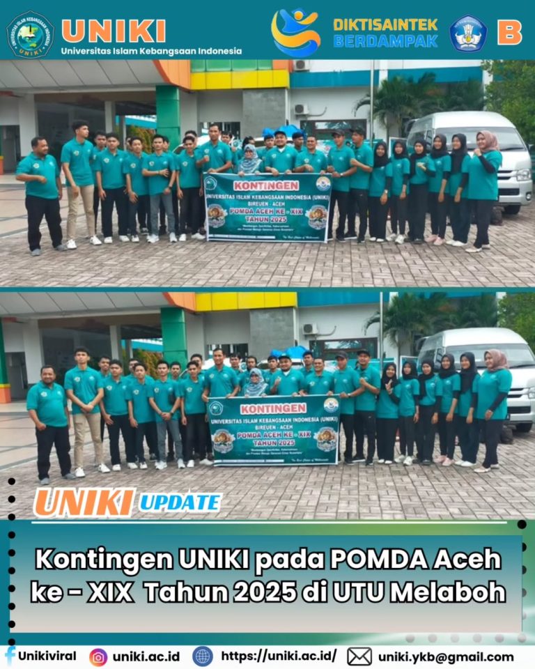UNIKI Kirim Kontingen ke POMDA Aceh XIX 2025: Dari Bireuen untuk Aceh!