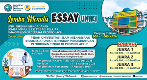 LOMBA MENULIS ESSAY UNIKI 2025