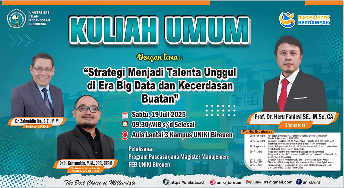KULIAH UMUM UNIKI