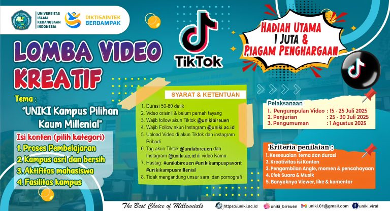 LOMBA VIDEO KREATIF TIKTOK UNIKI 2025