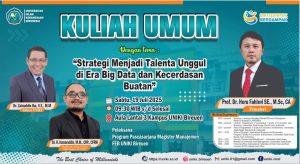 UNIKI Akan Gelar Kuliah Umum: Strategi Menjadi Talenta Unggul di Era Big Data & Kecerdasan Buatan