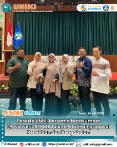 Uniki Tingkatkan Kapasitas Dosen Lewat Pelatihan Proposal Penelitian & Pengabdian Bersama Reviewer DRTPM