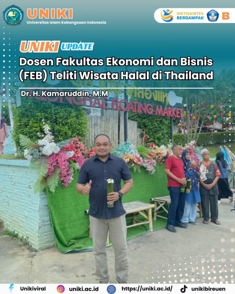 Dosen FEB UNIKI Teliti Wisata Halal di Thailand Selatan