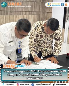 UNIKI Tingkatkan Kerja Sama Perpustakaan dengan Perpuswil Aceh