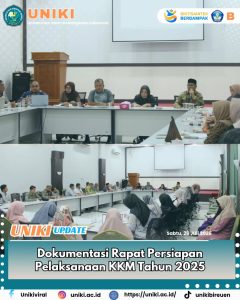 UNIKI Gelar Rapat Persiapan KKM Tahun 2025