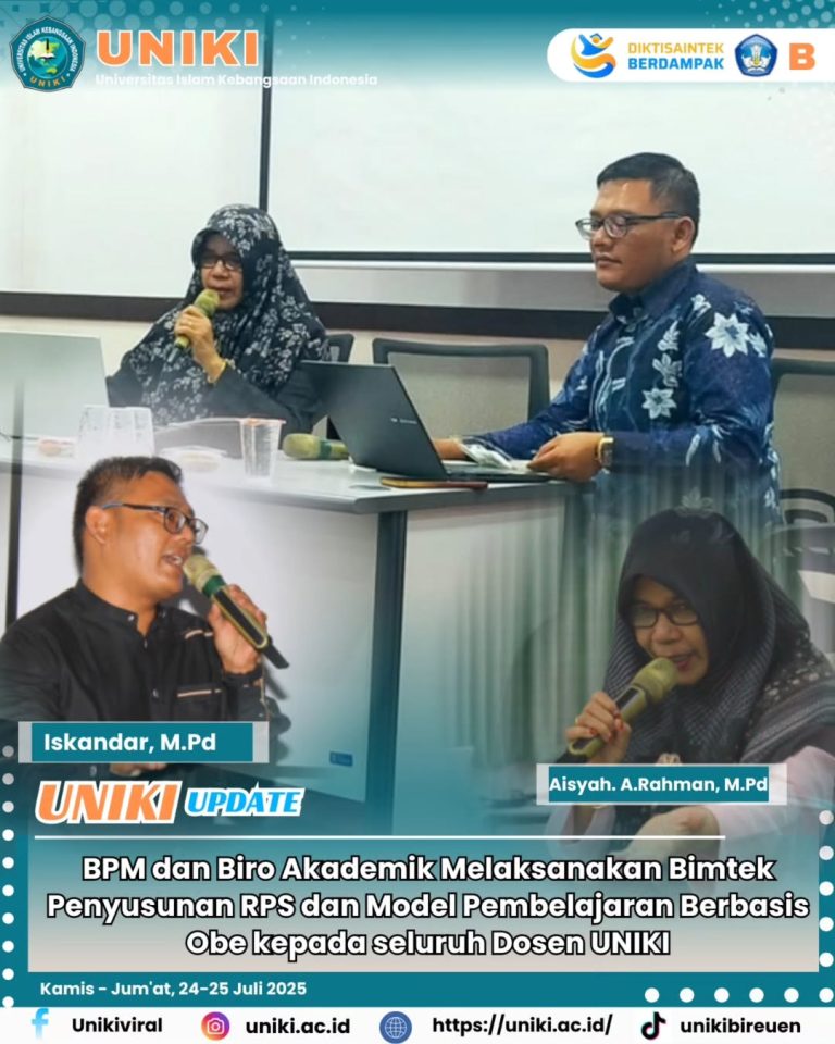 BPM & Biro Akademik UNIKI Gelar Bimtek Penyusunan RPS dan Model Pembelajaran Berbasis OBE