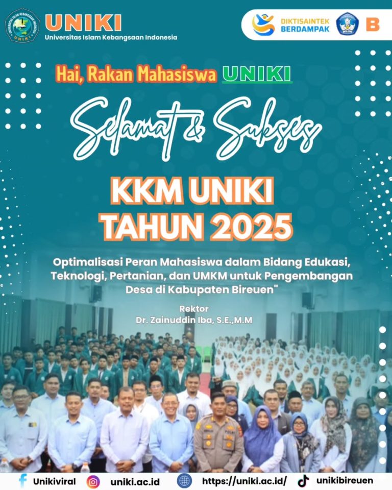 Bupati Bireuen Resmi Melepas Mahasiswa UNIKI untuk KKM Tahun 2025