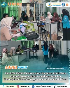 Program Studi Pendidikan Seni dan Pertunjukan FKIP UNIKI Laksanakan Audit Internal