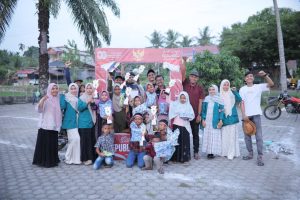 Mahasiswa KKM UNIKI Bireuen Meriahkan HUT RI di Gampong Blang Kuthang