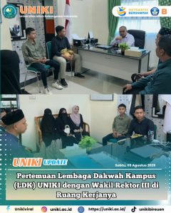Wakil Rektor III Terima Kunjungan LDK