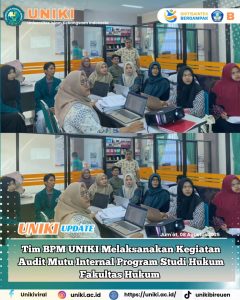 Audit Mutu Internal Program Studi Hukum Oleh Tim BPM UNIKI