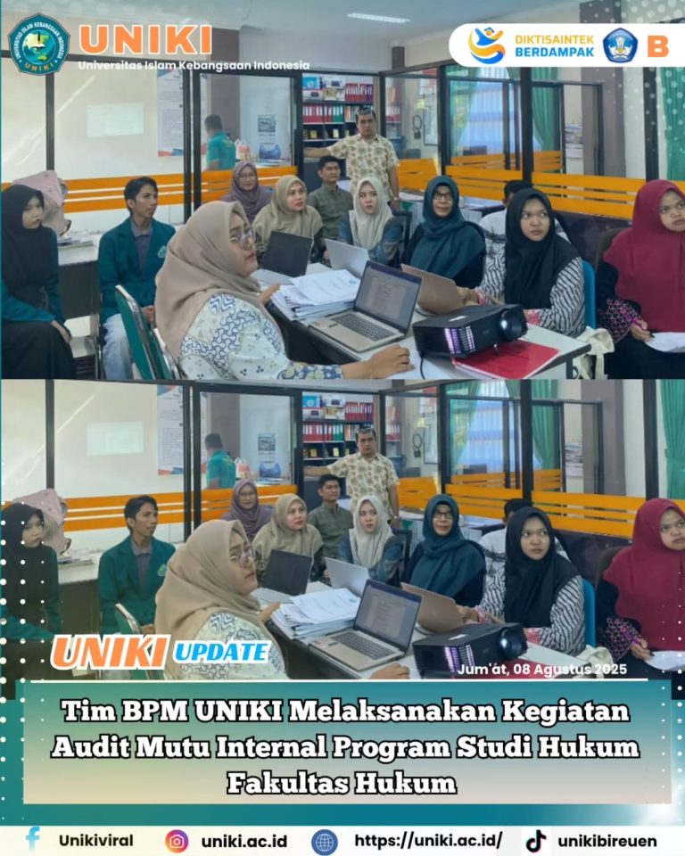 Audit Mutu Internal Program Studi Hukum Oleh Tim BPM UNIKI