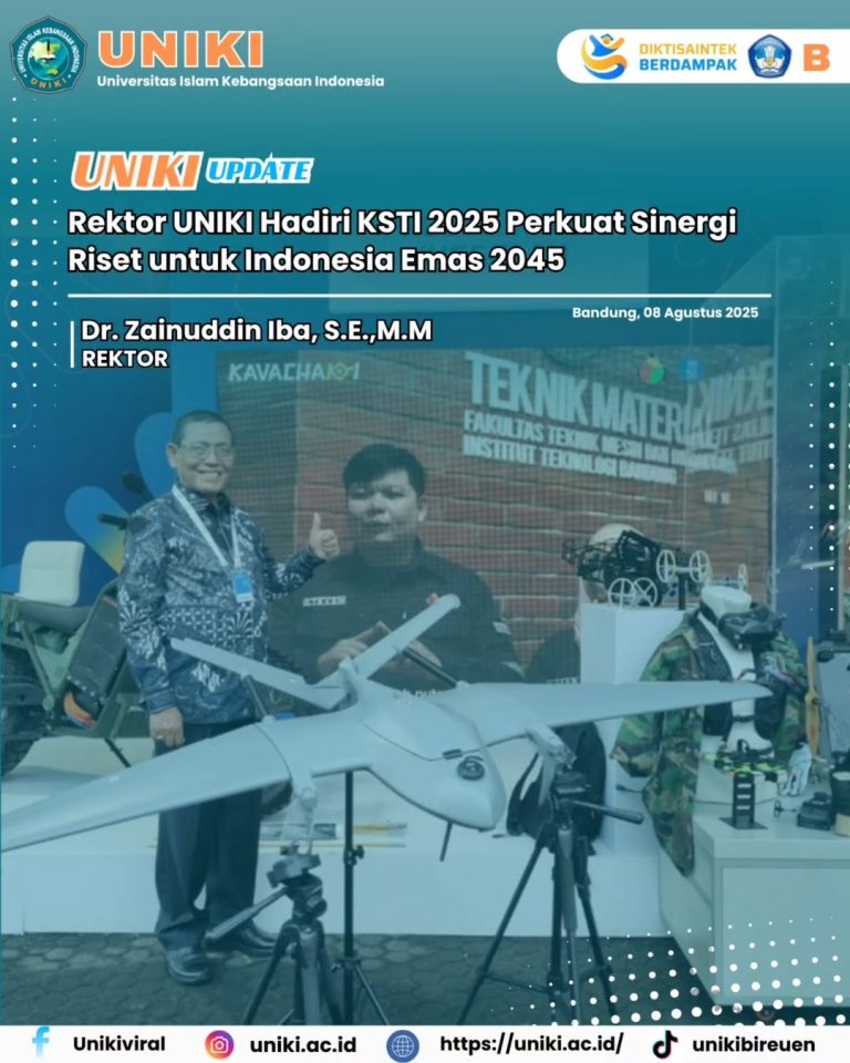 Rektor Uniki Hadiri KSTI 2025