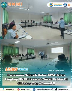 Wakil Rektor III Pimpin Rapat Bersama Bem