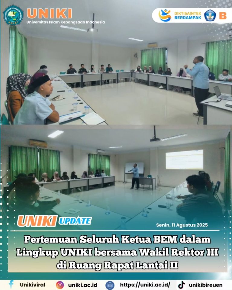 Wakil Rektor III Pimpin Rapat Bersama Bem