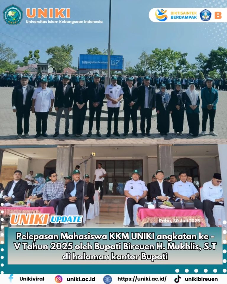 Bupati Bireuen Lepas Mahasiswa KKM Uniki 2025
