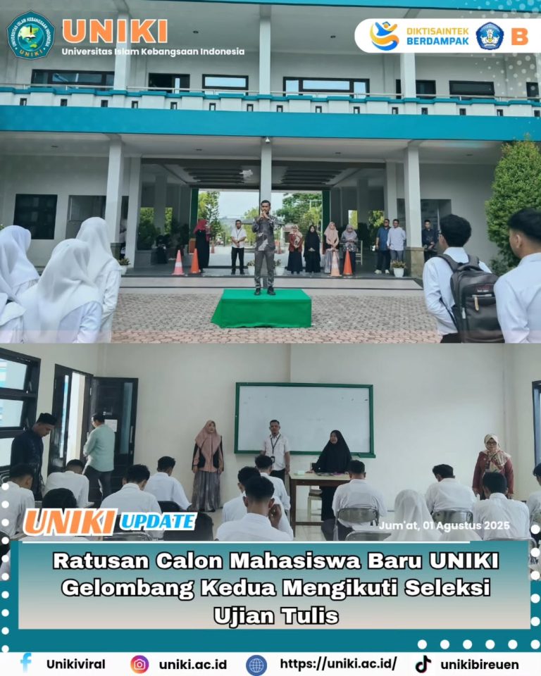 Calon Mahasiswa Uniki Tahap II Ikuti Seleksi Tertulis