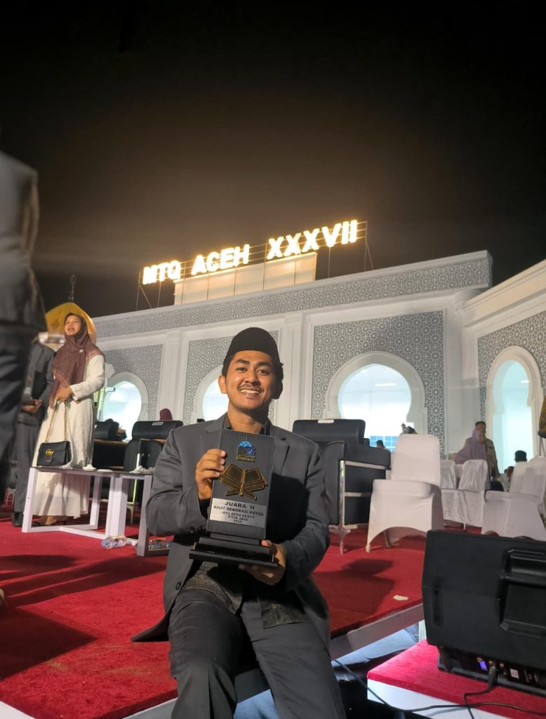 Alumni Misbahul Ulum, Zahran Yumna, Raih Juara II MTQ Aceh Cabang Dekorasi Putra