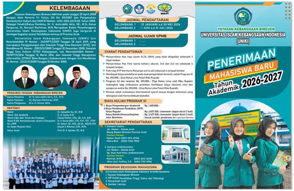 Penerimaan Mahasiswa Baru Tahun 2026
