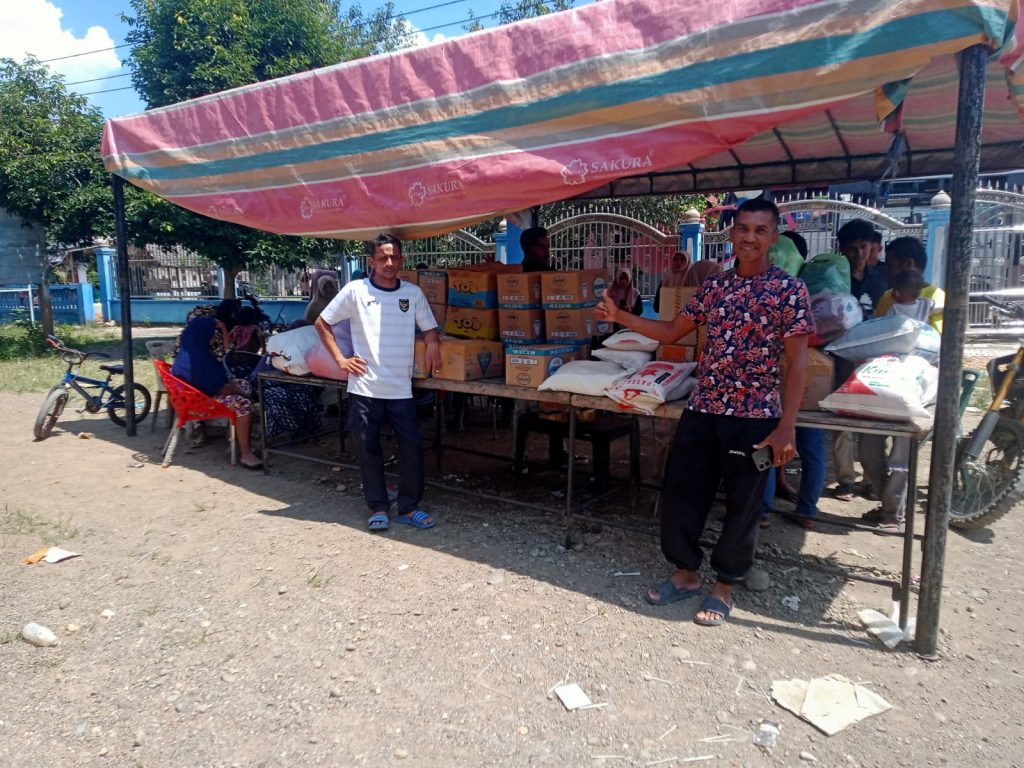Presma UNIKI Salurkan Bantuan Banjir untuk Warga Gampong Riseh Baroh Aceh Utara